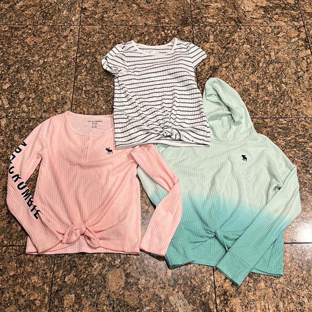 SOLD! Will not let me delete. Brand New GIRLS LOT of Abercrombie Shirts.